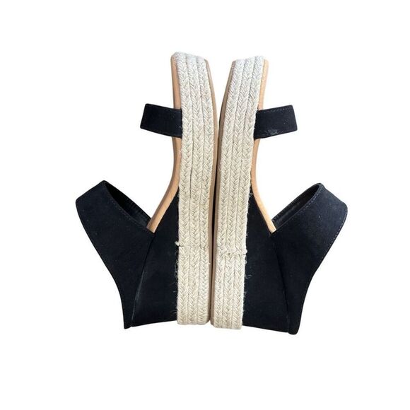 Journey Collection Alissa Slip On Wedge Heeled Sandal Size 8 1/2 - Picture 6 of 9